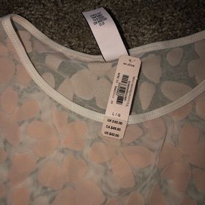 Victoria secret sheer pink body suit